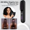 Beard Straightener for Men, Cordless Heated Beard Brush, Portable Beard Hot Combs, Ionic Hair Straightener Brush with 7 Temp Settings, Hot Comb for Home Travel view 4
