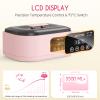 Wattne Paraffin Wax Machine for Hands & Feet  Paraffin Wax Warmer Moisturizing Kit with Auto-Timer & Precision Temperature Control, Paraffin Wax Bath for Arthritis, Dry Skin Care, Home Spa-Pink view 2