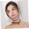 BATHVEVE 1Pc Face Lifting Slimming Strap Reusable Line Chin Reducer Breathable Double Chin Remover for Facial Contour Shaping Comfortable Skin Friendly Design Firming view 4