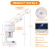 HeavenBird Ozone Facial Steamer, Portable Nano Ionic Face Steamer with LCD Screen, Extendable 360 Rotating Arm, Rotatable Nozzle, Hot Mist Function for Personal Care at Home or Salon view 2