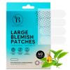 Large Pimple Patches for Face & Body, Large Hydrocolloid Bandages with Tea Tree Oil, Hydrocolloid Patch for Bigger Area Breakouts, Zit Stickers for Face (40 pcs), Parches Para Acne view 1