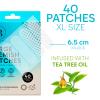 Large Pimple Patches for Face & Body, Large Hydrocolloid Bandages with Tea Tree Oil, Hydrocolloid Patch for Bigger Area Breakouts, Zit Stickers for Face (40 pcs), Parches Para Acne view 3