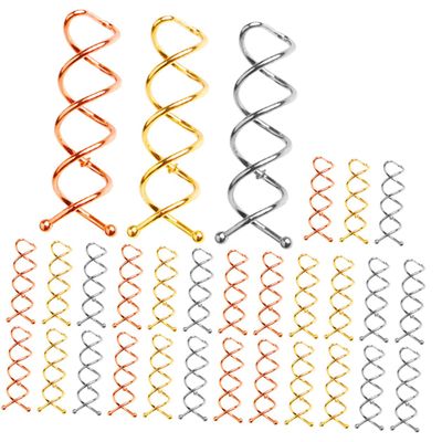 DEARMAMY 30pcs Spiral Bun Clips Hair Accessories for Easy Hair Styling for Updos Weddings Daily Wear