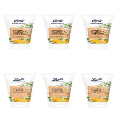 Boots Ingredients Orange Blossom and Jasmine Hand Cream 3.38 Fl Oz. (6)