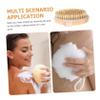 BATHVEVE Shower Foot Scrubber Body Brush Massage Bath Brush Bristle Shower Bathing Accessories for Cleansing Deep Cleaning view 3