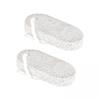 4 Pack Foot Pumice Stones for Men and Women - Professional Callus Remover for Thick Skin - Portable Foot File and Scrubber for Hard Skin Removal view 1