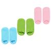 DECORNIJIA 3pairs Moisturizing Socks Spa Foot Care Masks Non Slip Pedi Socks Women view 1