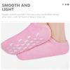 DECORNIJIA 3pairs Moisturizing Socks Spa Foot Care Masks Non Slip Pedi Socks Women view 2