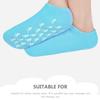 DECORNIJIA 3pairs Moisturizing Socks Spa Foot Care Masks Non Slip Pedi Socks Women view 3