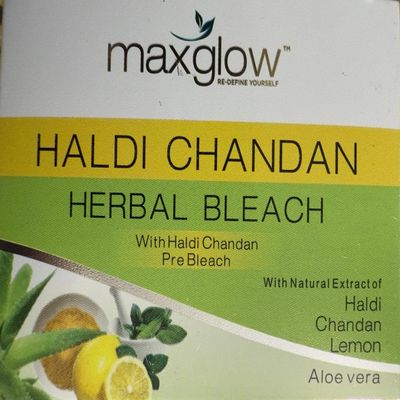 Herbal Haldi Chandan Aloevera Lemon Bleach 42 Grams All Natural Ingredients.