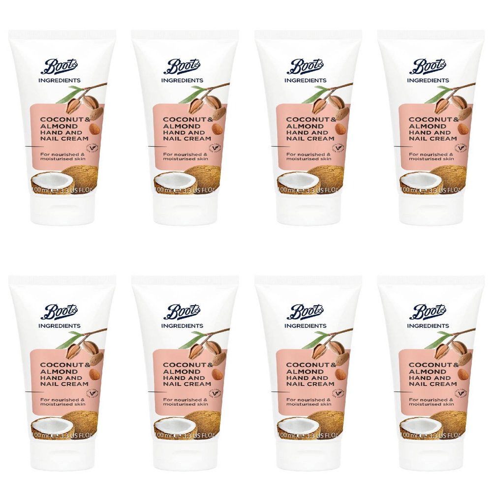 Boots Ingredients Coconut and Almond Hand Cream 3.38 Fl Oz. (8)
