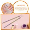 ARTSEWPLY 2pcs Cuticle Pusher Dead Skin Nail Remover Tool for Manicure and Pedicure Nail Cleaner Ergonomic Grip for Salon Home Use view 3
