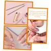 ARTSEWPLY 2pcs Cuticle Pusher Dead Skin Nail Remover Tool for Manicure and Pedicure Nail Cleaner Ergonomic Grip for Salon Home Use view 4