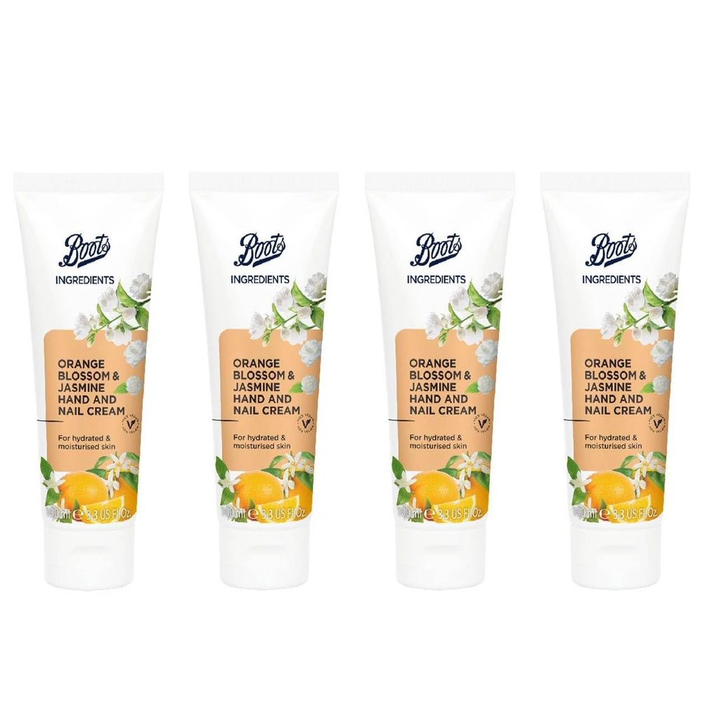 Boots Ingredients Orange Blossom and Jasmine Hand Cream 3.38 Fl Oz. (4)