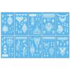 10 Sheets White Henna Tattoo Kit, Henna Tattoos Stickers for Women Wedding Party Festival Tattoos Decorations 764 view 1