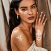 10 Sheets White Henna Tattoo Kit, Henna Tattoos Stickers for Women Wedding Party Festival Tattoos Decorations 764 view 2