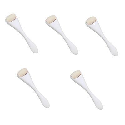 XCHOKPDG 5pcs Oil Removal Roller Massage Tool Women Oil Absorbing Stick Volcanic Stone Massage Stick Massaging Roller Skin Care Tool Face Oil Cleaning Roller Skin Care Roller/977(Whitex5pcs)