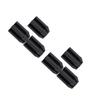Healvian 6pcs Eyebrow Pencil Sharpener Dual Makeup Tools for Precise Brow Application Black Essential Eyeliner and Brow Pencil Sharpening Accessories view 1