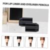 Healvian 6pcs Eyebrow Pencil Sharpener Dual Makeup Tools for Precise Brow Application Black Essential Eyeliner and Brow Pencil Sharpening Accessories view 2