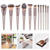 Angled Face Brush Dense And Soft Synthetic Fibers Powder Buffing Brushes For Seamless Makeup Cream Blending Brushes view 2