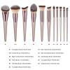 Angled Face Brush Dense And Soft Synthetic Fibers Powder Buffing Brushes For Seamless Makeup Cream Blending Brushes view 3