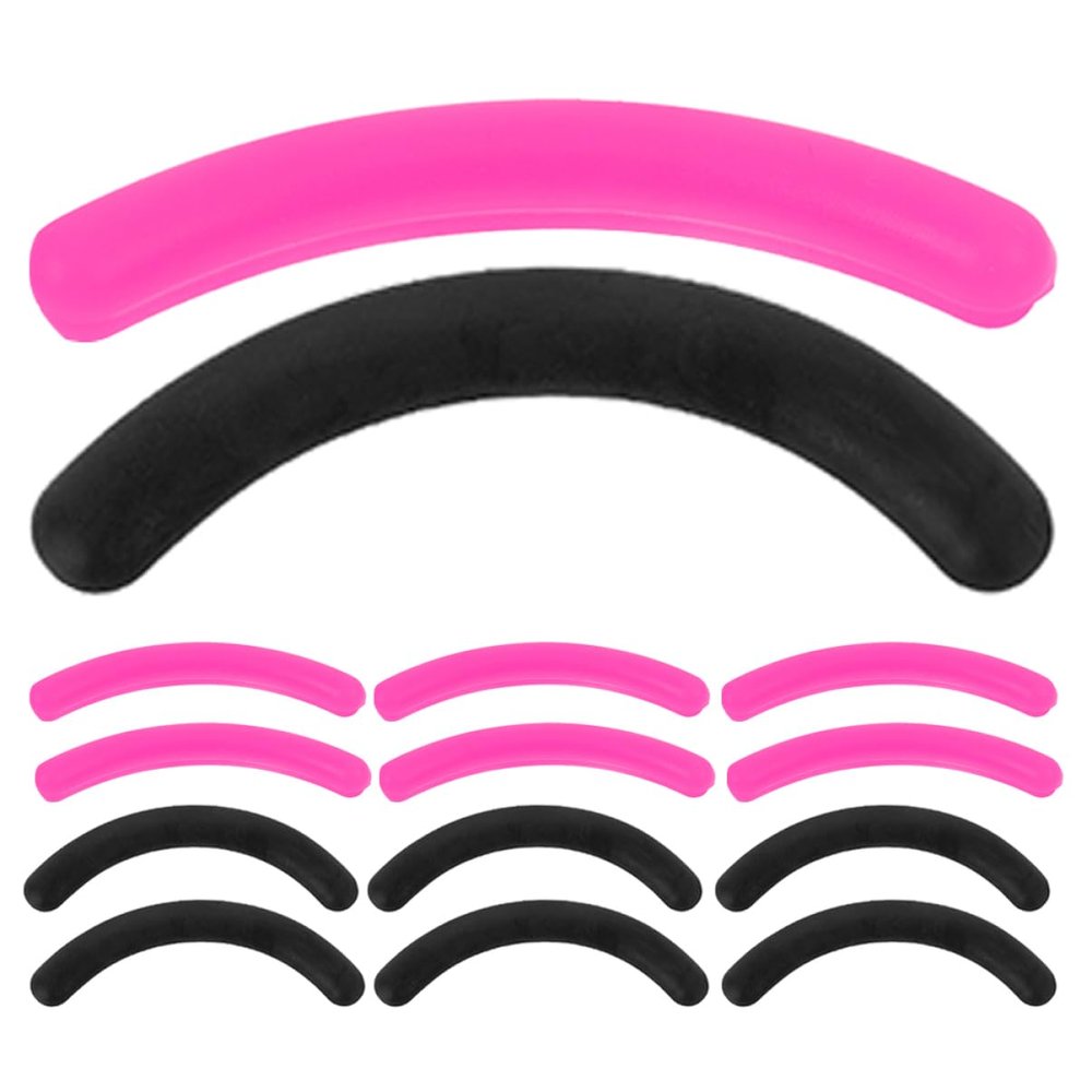 Beavorty Refillable Silicone Pads for Eyelash Curlers High-Elasticity Replacement Pads and Easy to Install Lash Curler Accessories for Women and Girls