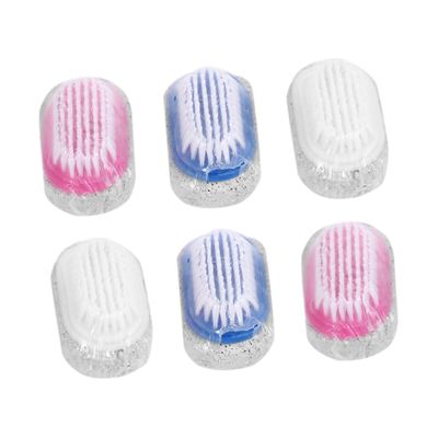 DEARMAMY 6pcs Double Sided Foot Beauty Brush Pumice Tool for Dead Skin Removal Efficient Foot Scraping Plate Random Colors Random Color