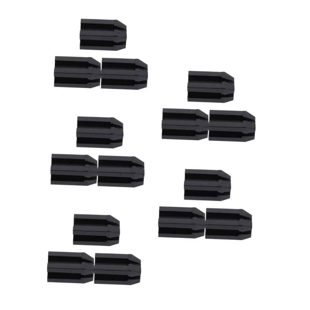 Healvian 15pcs Brow Pencil Sharpener Lightweight and Portable Eyebrow Makeup Tool Dual Cosmetic Pencil Sharpener for Effortless Precision for Travel and Daily Use Black
