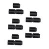 Healvian 15pcs Brow Pencil Sharpener Lightweight and Portable Eyebrow Makeup Tool Dual Cosmetic Pencil Sharpener for Effortless Precision for Travel and Daily Use Black view 1
