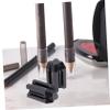 Healvian 15pcs Brow Pencil Sharpener Lightweight and Portable Eyebrow Makeup Tool Dual Cosmetic Pencil Sharpener for Effortless Precision for Travel and Daily Use Black view 2