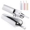 Aenfaiy 2-in-1 Heat Resistant Mat & Bag for Hair Styling Tools, Hanging Curling Iron Holder Flat Iron Holder with Zip, Portable Hot Hair Tools Travel Bag, Hair Straightener Mat Pouch for Countertop view 1