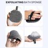 Yiclick Exfoliating Body Scrubber (2 Pack), Body Exfoliator Scrubber, Exfoliating Sponge for Shower Bath, Shower Loofah Luffa Lufa with Handle, Dead Skin Exfoliator for Body Scrub, Men Women view 3