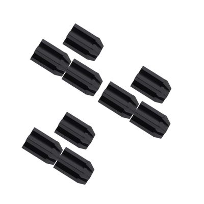 Healvian 9pcs Eyebrow Pencil Sharpener Multi-Style Cosmetic Sharpener for Precision Brow Makeup Black Essential Tool for Eyeliner and Brow Pencils and Design