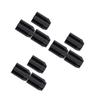 Healvian 9pcs Eyebrow Pencil Sharpener Multi-Style Cosmetic Sharpener for Precision Brow Makeup Black Essential Tool for Eyeliner and Brow Pencils and Design view 1