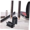 Healvian 9pcs Eyebrow Pencil Sharpener Multi-Style Cosmetic Sharpener for Precision Brow Makeup Black Essential Tool for Eyeliner and Brow Pencils and Design view 2
