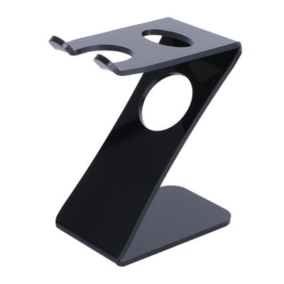 SHERCHPRY Acrylic Beard Brush Holder Stand for Men 1 Piece Sturdy Stylish Design for Grooming Accessories for Home or Travel