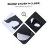 SHERCHPRY Acrylic Beard Brush Holder Stand for Men 1 Piece Sturdy Stylish Design for Grooming Accessories for Home or Travel view 3