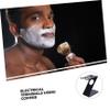 SHERCHPRY Acrylic Beard Brush Holder Stand for Men 1 Piece Sturdy Stylish Design for Grooming Accessories for Home or Travel view 4