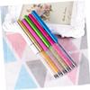 NIYANGLE 6pcs Women Eyelash Brush with Rhinestone Rod Portable Mascara Applicator for Eyelash Extensions Makeup Includes White Rose Red Golden Purple Dark Blue view 3