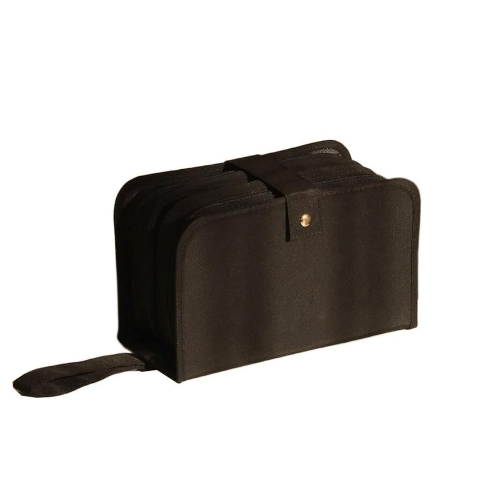 ASWRTYJO Makeup bag Women's large capacity portable travel Makeup brush toiletries storage bag