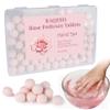 RAQEHO Manicure Spa Balls 8oz - Moisturizing Nail Soaking Tablets, Rose view 1