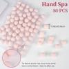 RAQEHO Manicure Spa Balls 8oz - Moisturizing Nail Soaking Tablets, Rose view 2