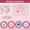RAQEHO Manicure Spa Balls 8oz - Moisturizing Nail Soaking Tablets, Rose view 4