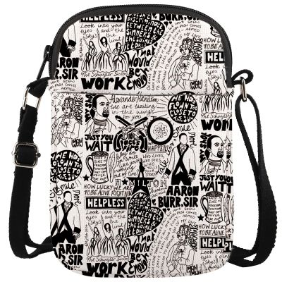 WCGXKO Musical Zipper Messenger Bag Musical Lover Gift Musical Crossbody Bag For Musical Lover (HA CR1)