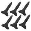 GALPADA 6pcs Silicone Eyebrow Shaver Brush Comb Non Scratch Makeup Tools for Women Brow Grooming Stencil Kit view 1