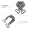 ARTSEWPLY Silicone Bath Towel Dry Brush Body Brush Exfoliating Scrubber for Back Neck Shoulder Extra Bath Wash Towel Two Hand Pull-rings view 3