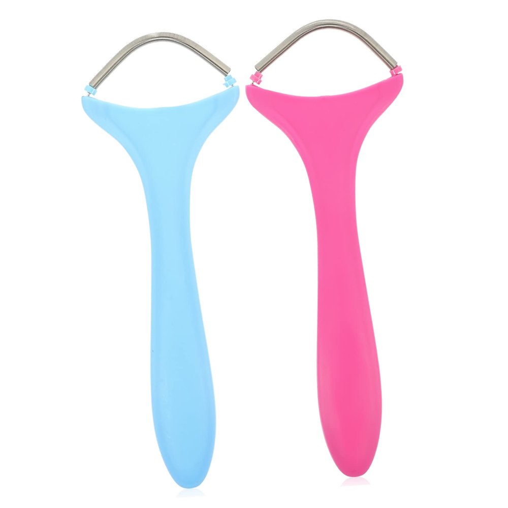 DECORNIJIA 2pcs Professional Facial Hair Removal Device Threader Epilator for Face Neck for Women Skin