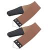 GALPADA 2pcs Barber Shop Razor Clipper Blade Sharpener Shaving Strop Strap for Home Use view 1