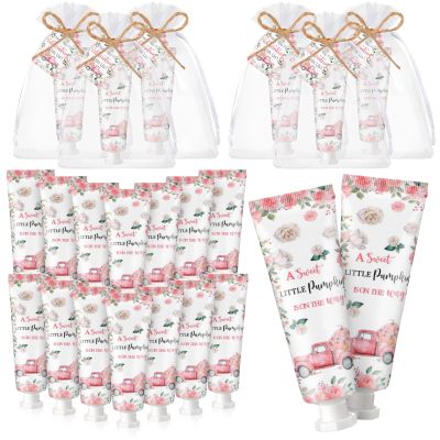Dansib 48 Sets Thanksgiving Fall Hand Cream Bulk a Little Pumpkin Baby Shower Hand Cream Gifts Baby Shower Party Favors for Guests Travel Size Lotion for Autumn Party Supplies(Truck Pumpkin)