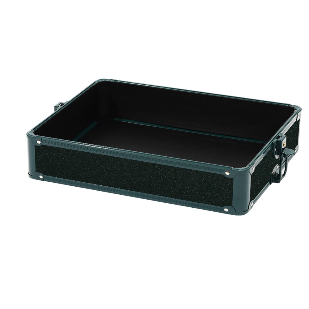 CHUANGJIN Replacement Divider Tray for Makeup Train Case  Removable Middle Layer Insert, Compatible with Most Cosmetic Storage Boxes - Particle Green